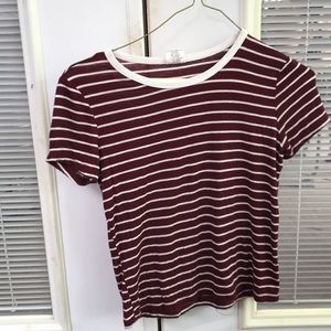 Burgundy size M but fits size XS from Tillys